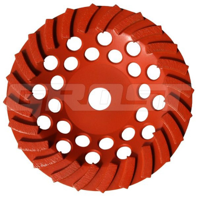 Чашка турбо  D180/22,23/12 (30x6x8) GrOST для мозаично-шлифовальной машины