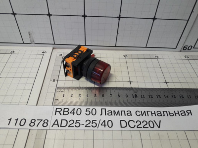 RB40 50 Лампа сигнальная AD25-25/40  DC220V