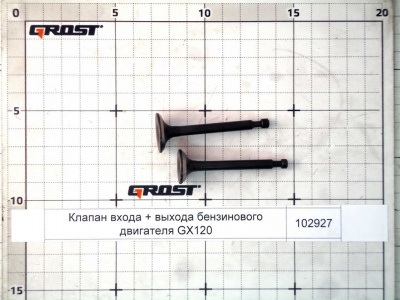 Клапан входа + выхода бензинового двигателя GХ120